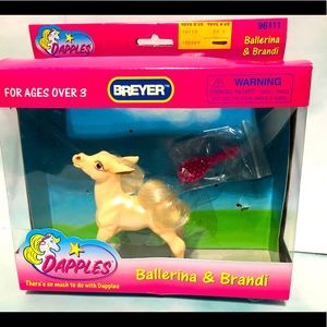 DAPPLES BREYER HORSE 90s Ballerina & Brandi Box